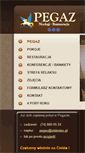 Mobile Screenshot of pegaz.zieleniec.pl